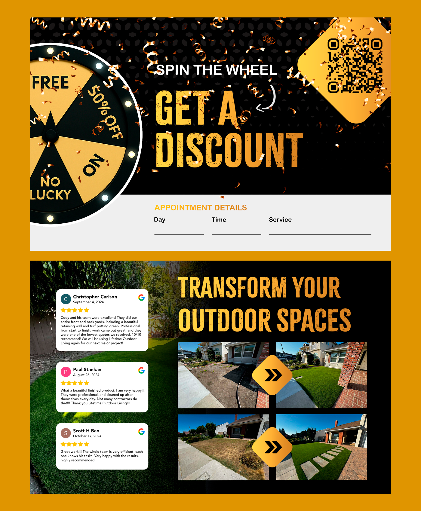 Design de Flyer par karina Bertarione pour Lifetime Outdoor Living | Design #35262364