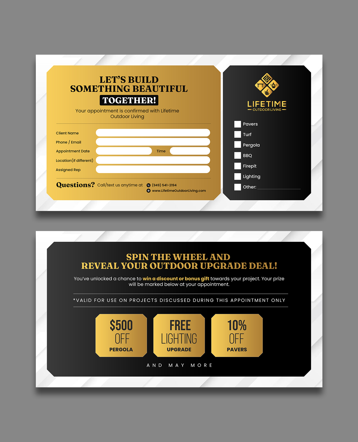 Diseño de Flyer por debdesign para Lifetime Outdoor Living | Diseño #35248333