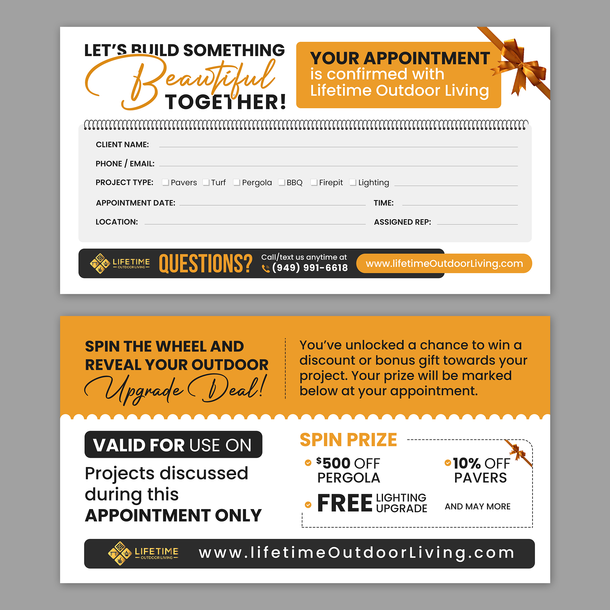 Diseño de Flyer por debdesign para Lifetime Outdoor Living | Diseño #35248496