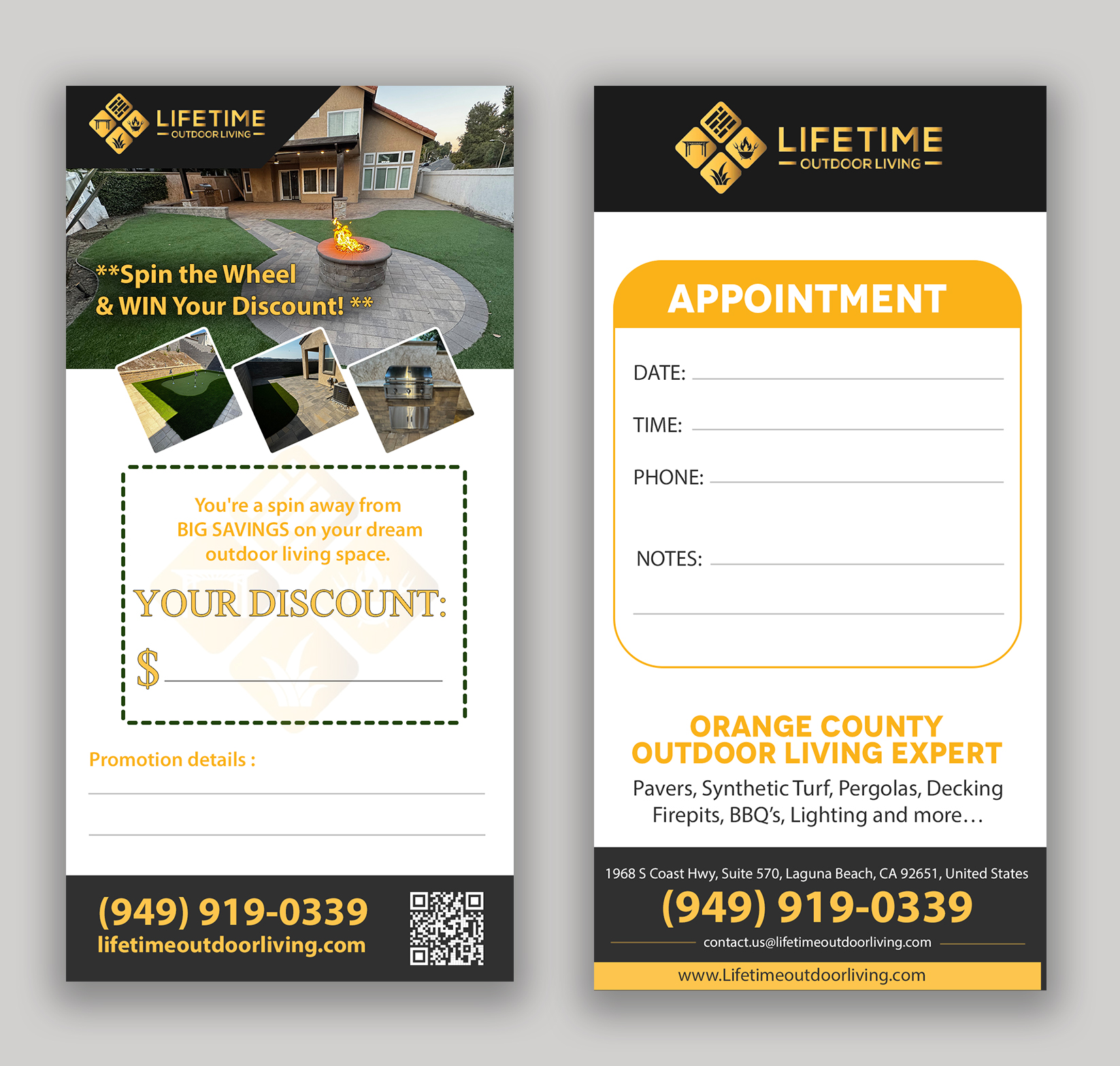 Diseño de Flyer por chandrayaan.creative para Lifetime Outdoor Living | Diseño #35248100