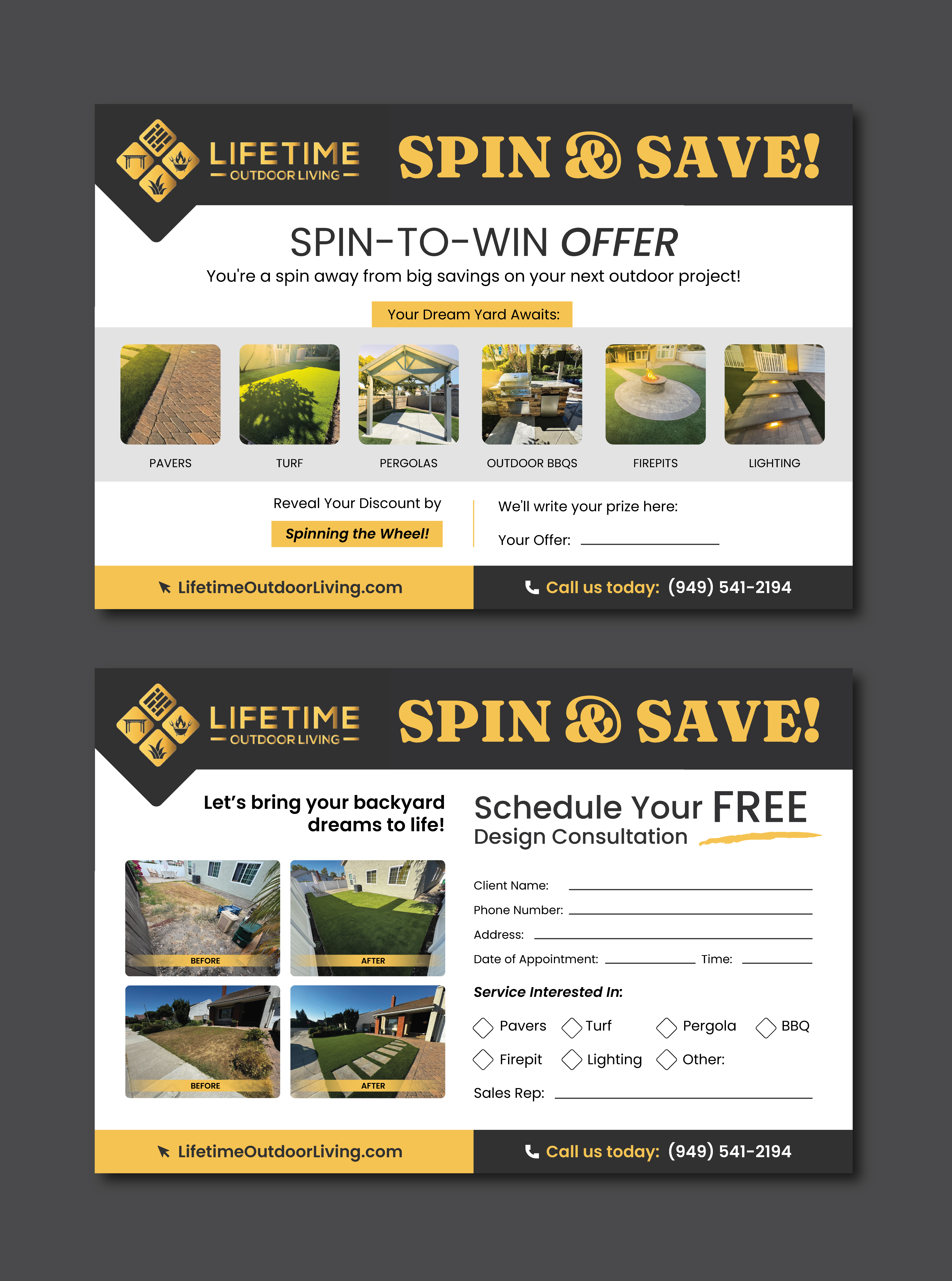 Diseño de Flyer por saurov para Lifetime Outdoor Living | Diseño #35236946