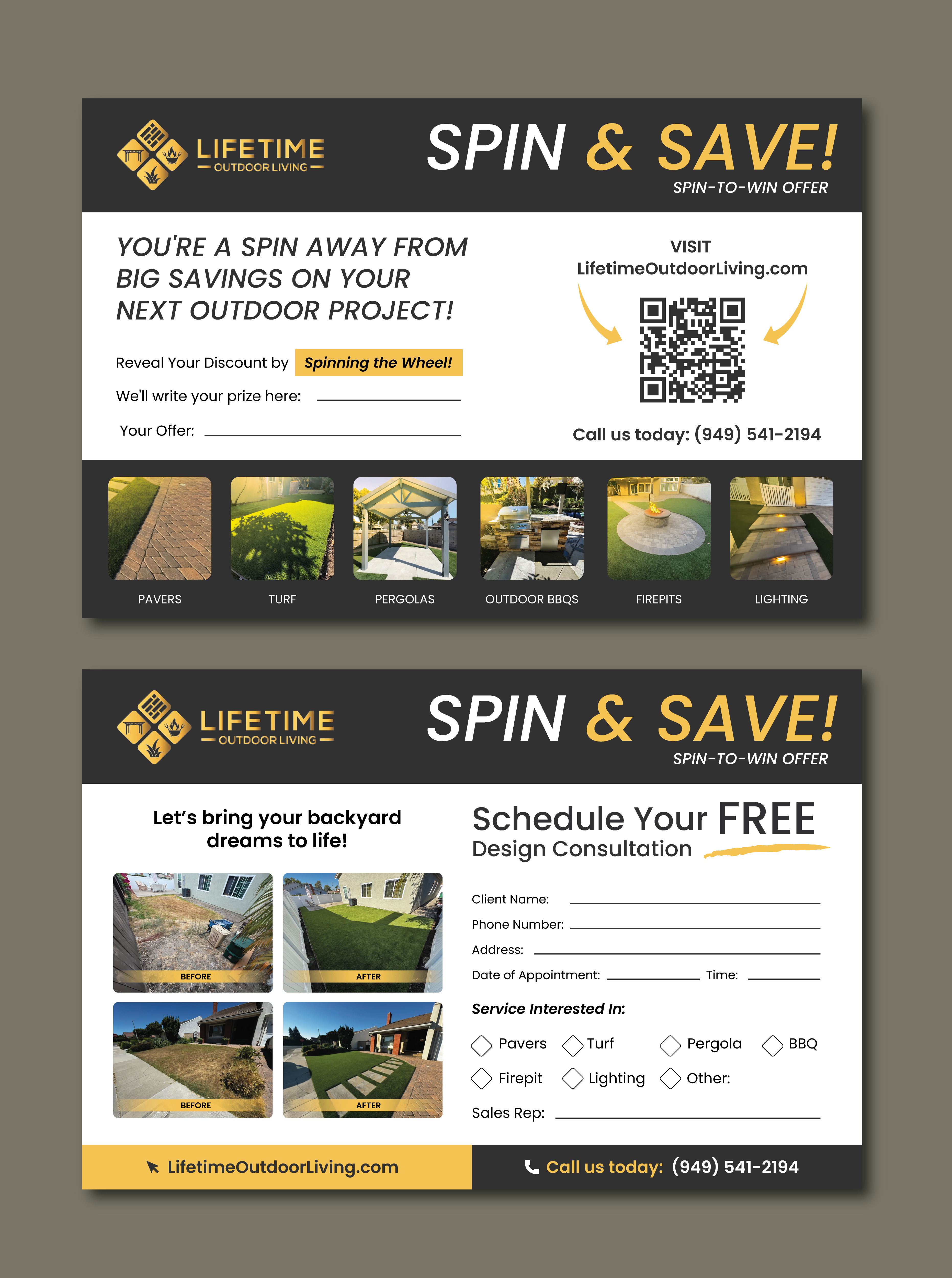 Diseño de Flyer por saurov para Lifetime Outdoor Living | Diseño #35242030