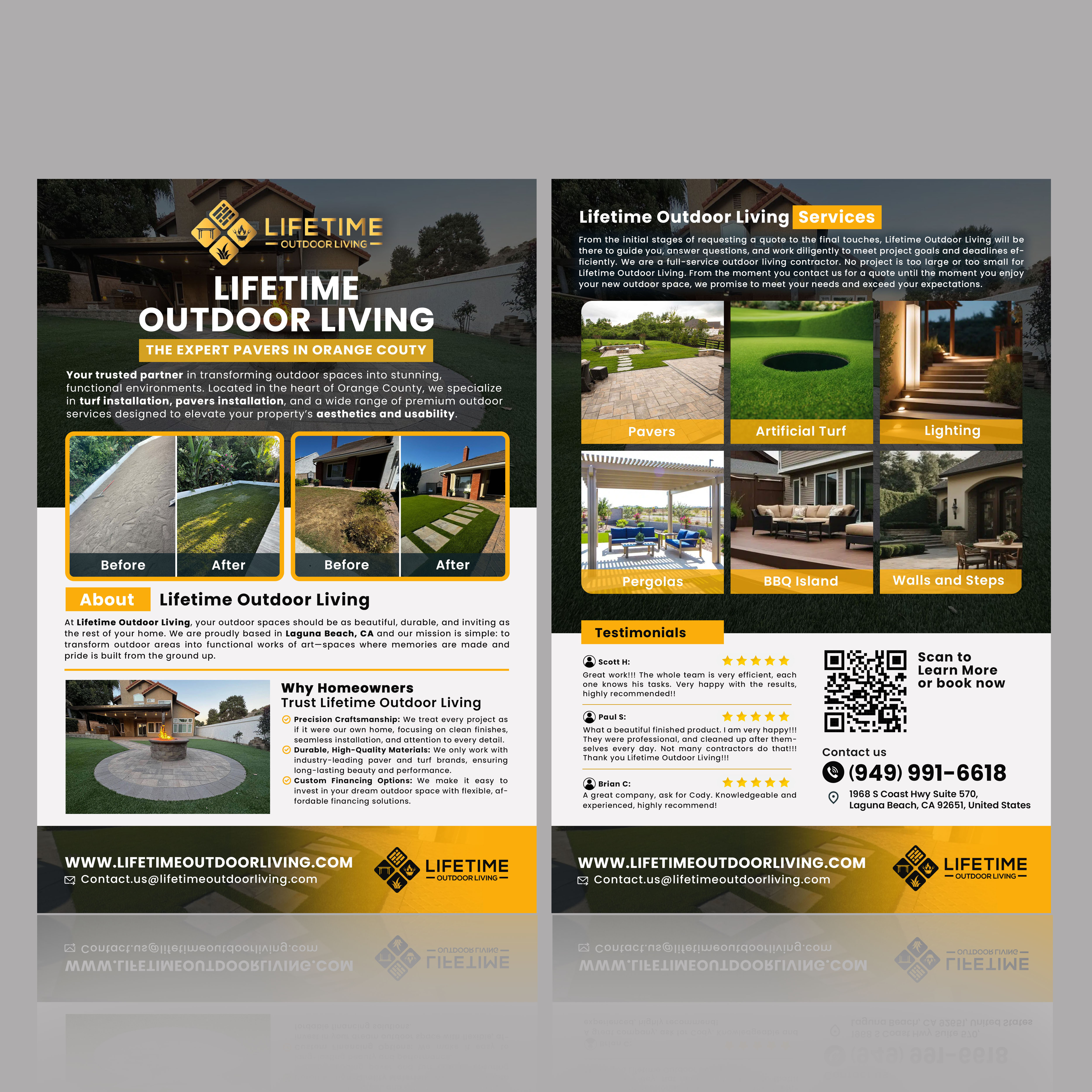 Flyer Design by Anhar for Lifetime Outdoor Living | Design #35238041