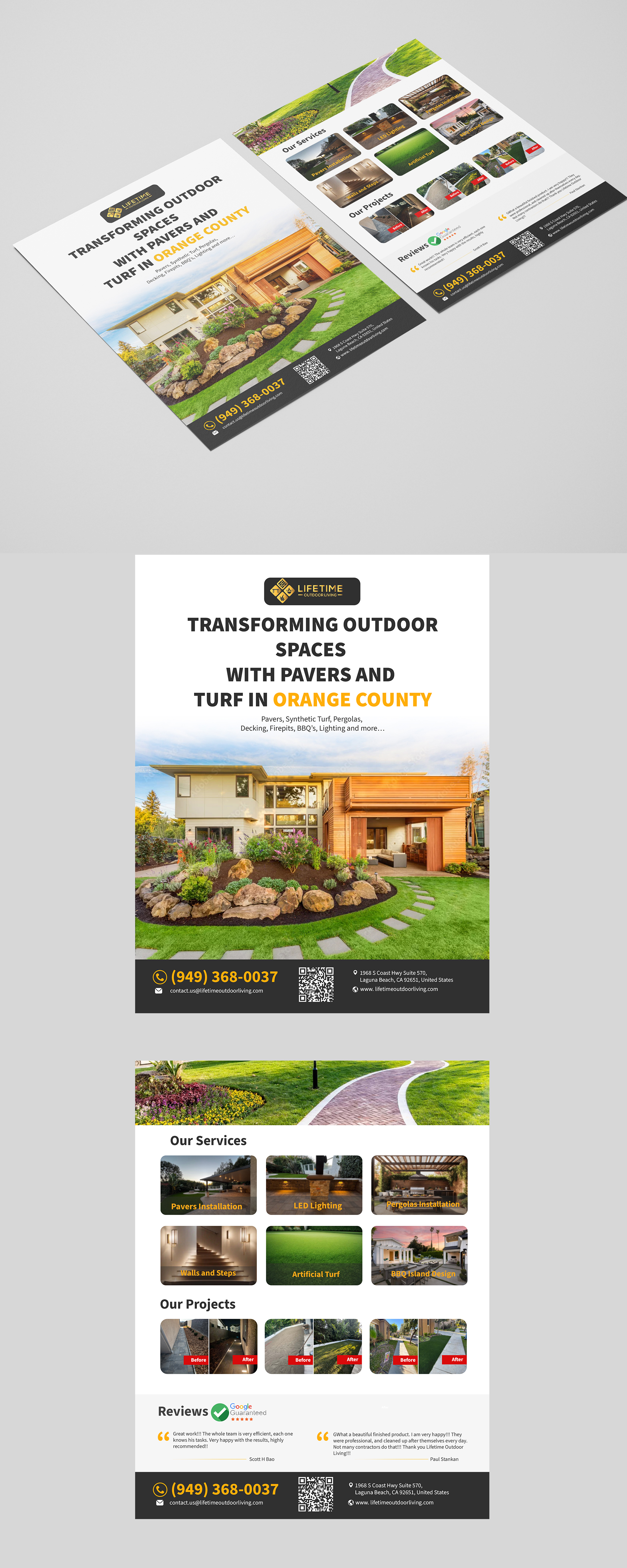 Flyer Design by Design Motion for Lifetime Outdoor Living | Design #35236751