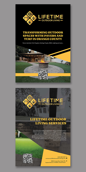 Flyer Design by YourLogoMaster for Lifetime Outdoor Living | Design: #35250635