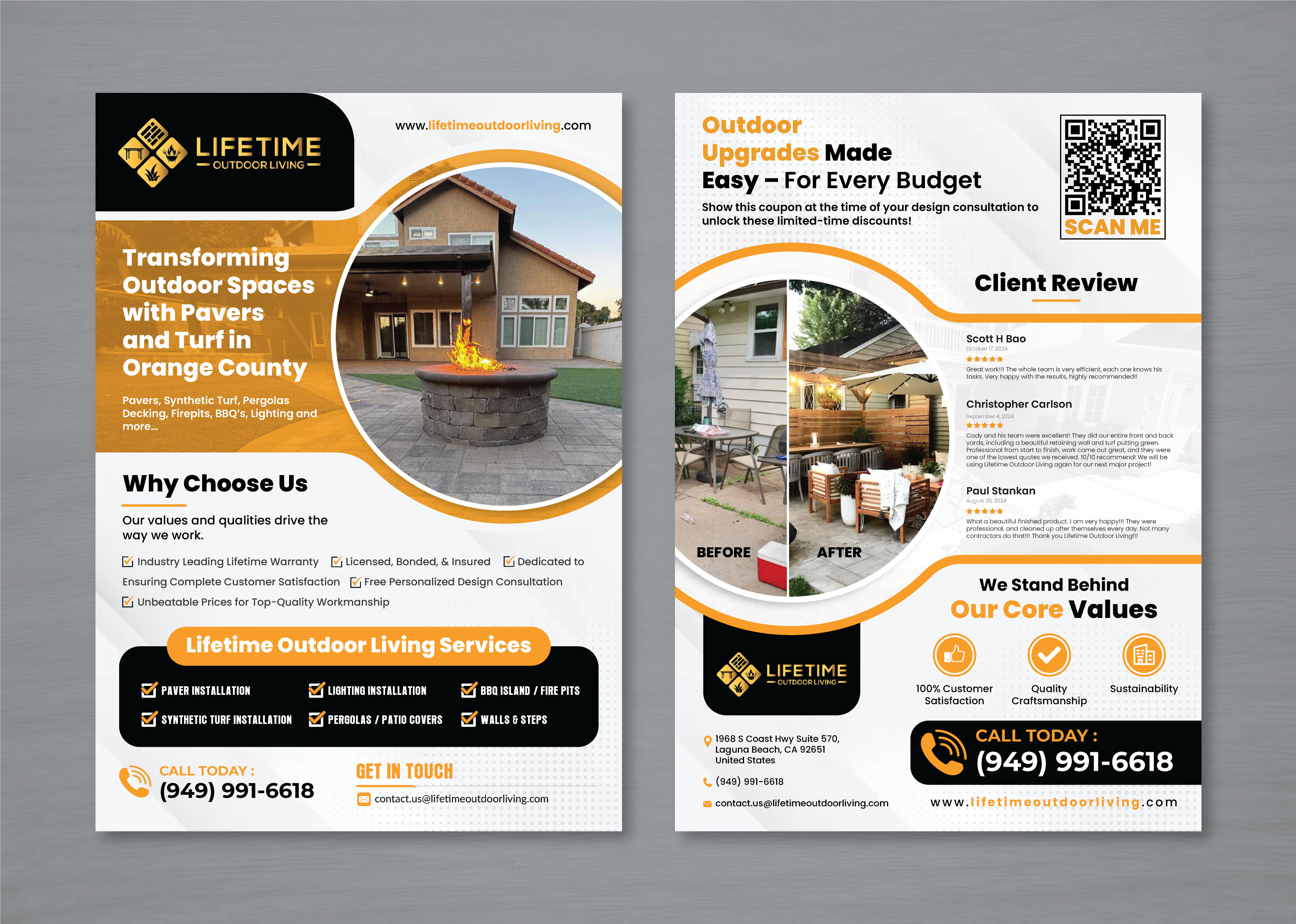 Flyer Design by artbitin for Lifetime Outdoor Living | Design #35256228
