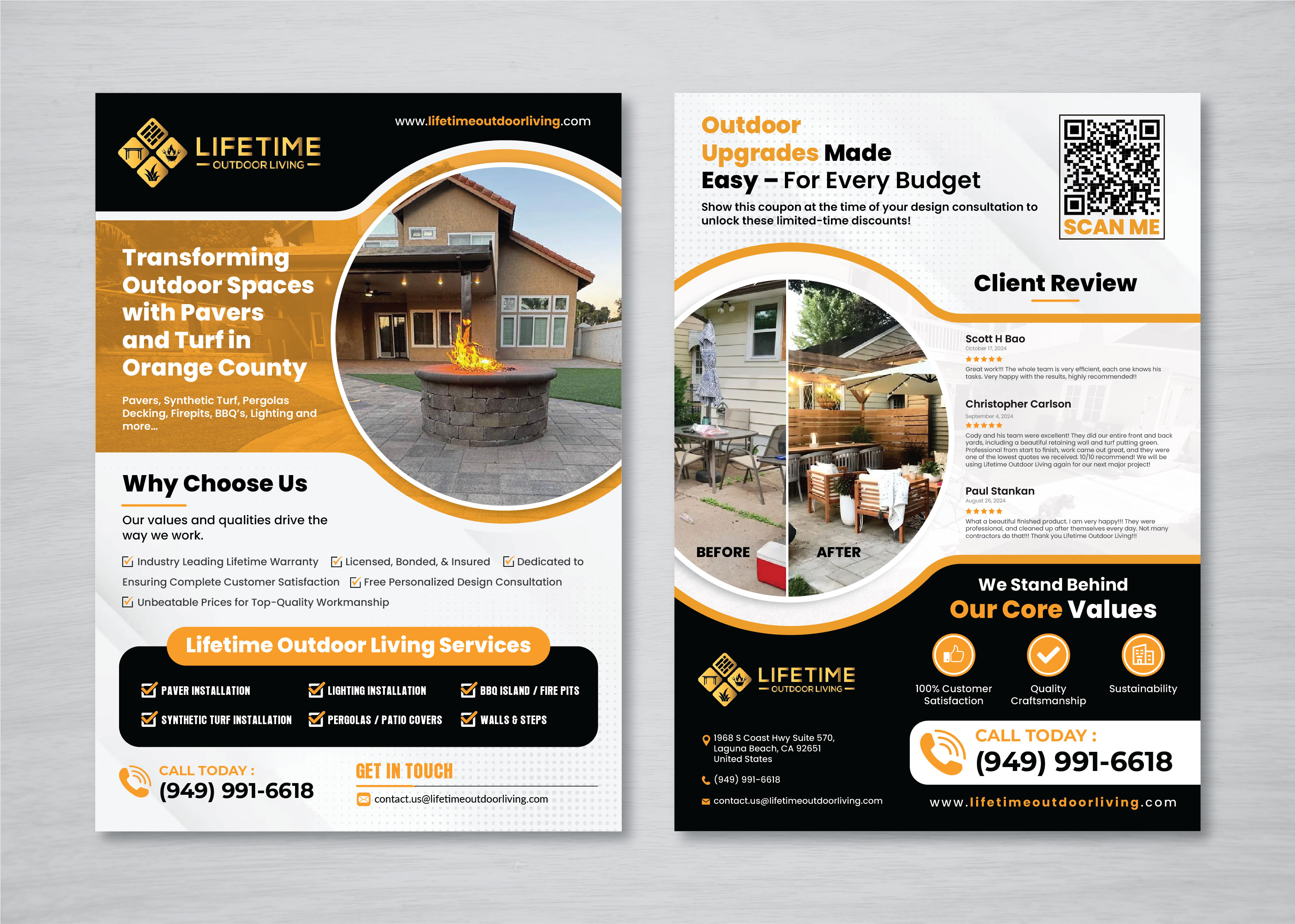 Flyer Design by artbitin for Lifetime Outdoor Living | Design #35256229