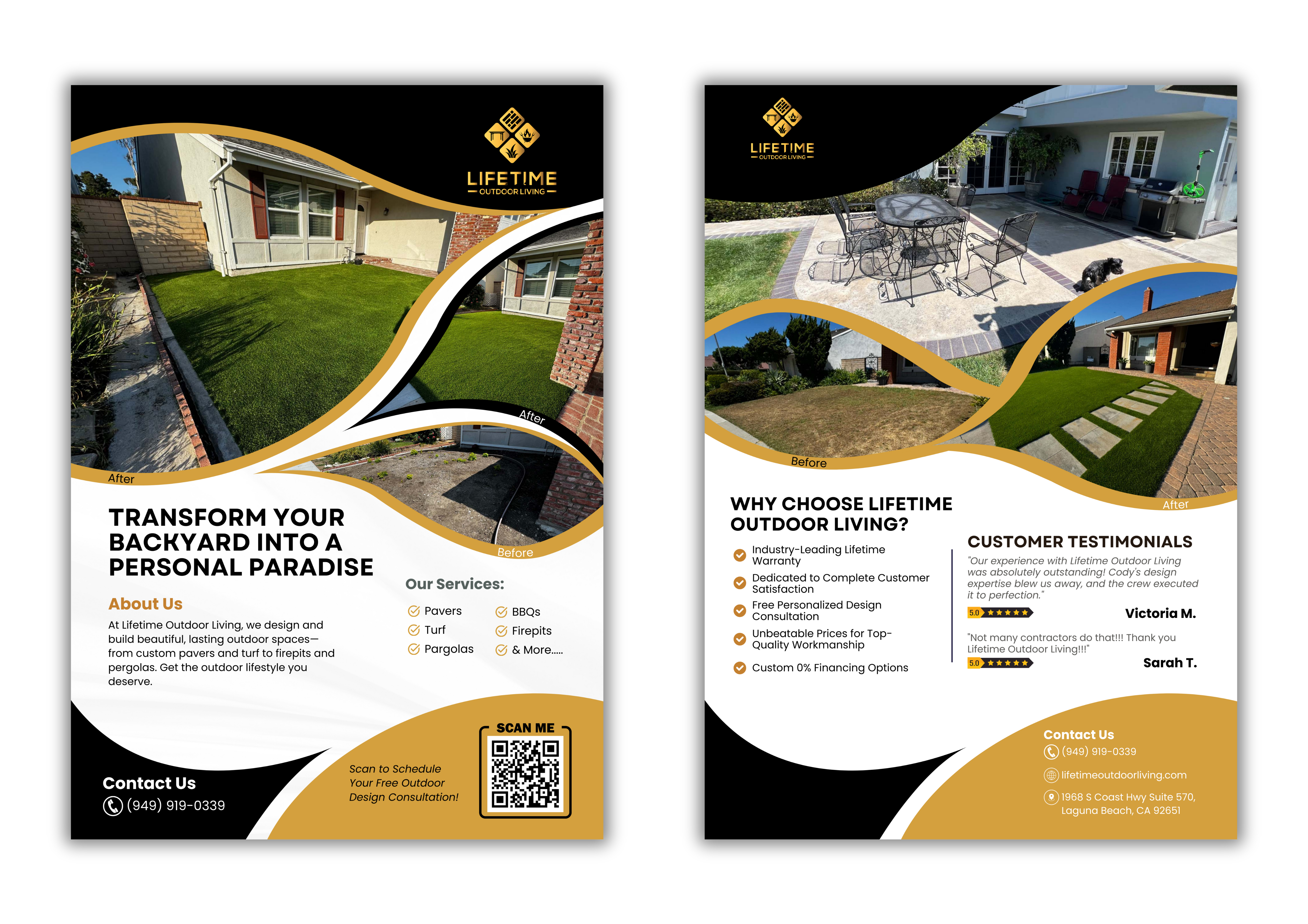 Design de Flyer par Custom A pour Lifetime Outdoor Living | Design #35255199