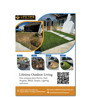 Flyer Design by Design with Sayam for Lifetime Outdoor Living | Design: #35240300
