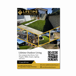 Flyer Design by Design with Sayam for Lifetime Outdoor Living | Design: #35303412