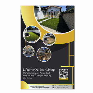 Flyer Design by Design with Sayam for Lifetime Outdoor Living | Design: #35303413