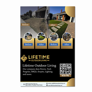 Flyer Design by Design with Sayam for Lifetime Outdoor Living | Design: #35304209