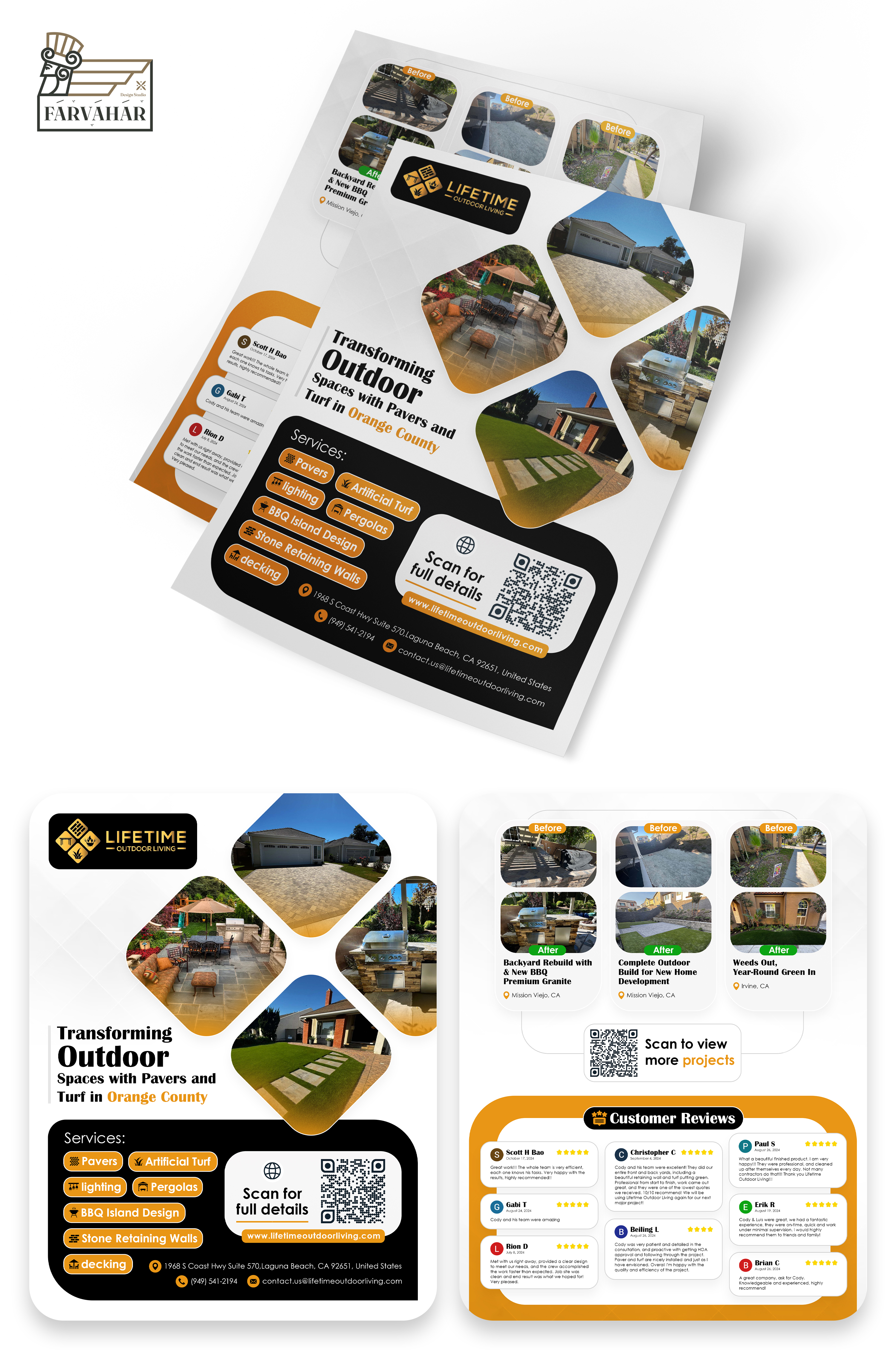 Flyer Design by Farvahar Design Studio for Lifetime Outdoor Living | Design #35251187