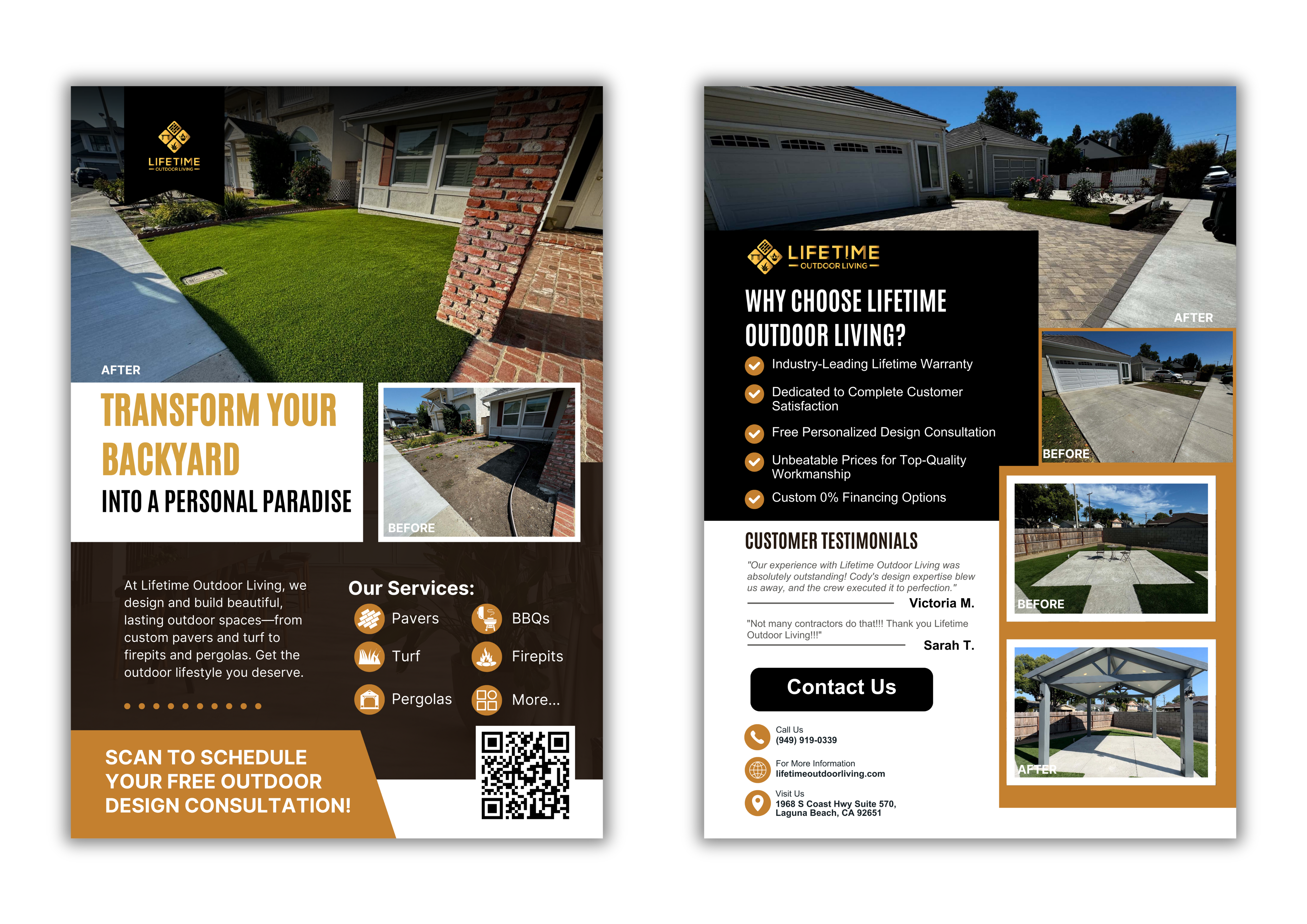 Flyer-Design von Petahmadu für Lifetime Outdoor Living | Design #35249806