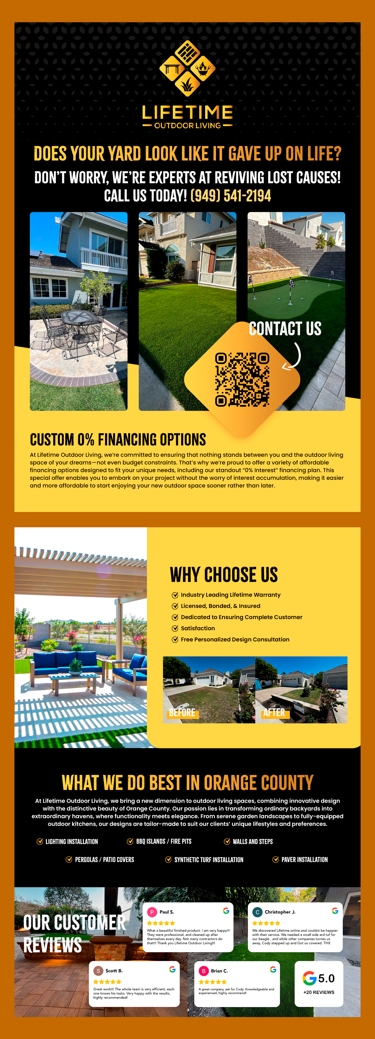 Flyer Design by karina Bertarione for Lifetime Outdoor Living | Design #35280233