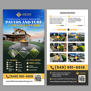 Design de Flyer par debdesign pour Lifetime Outdoor Living | Design : #35246922