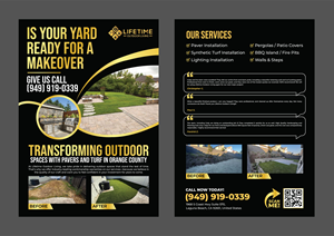 Design de Flyer par 3Guys pour Lifetime Outdoor Living | Design : #35297294