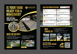 Design de Flyer par 3Guys pour Lifetime Outdoor Living | Design : #35311736