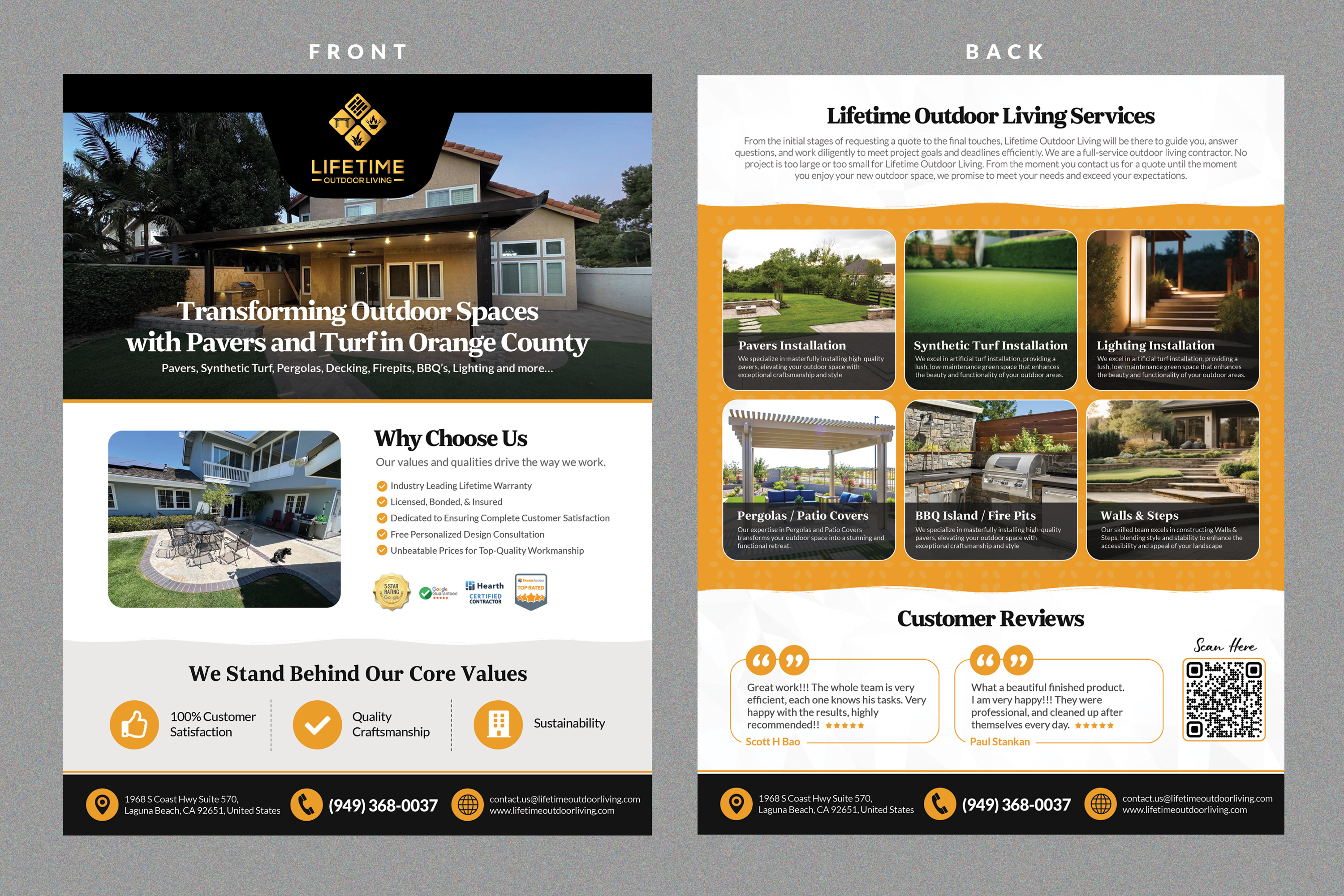 Flyer Design by Stan$oul for Lifetime Outdoor Living | Design #35235960