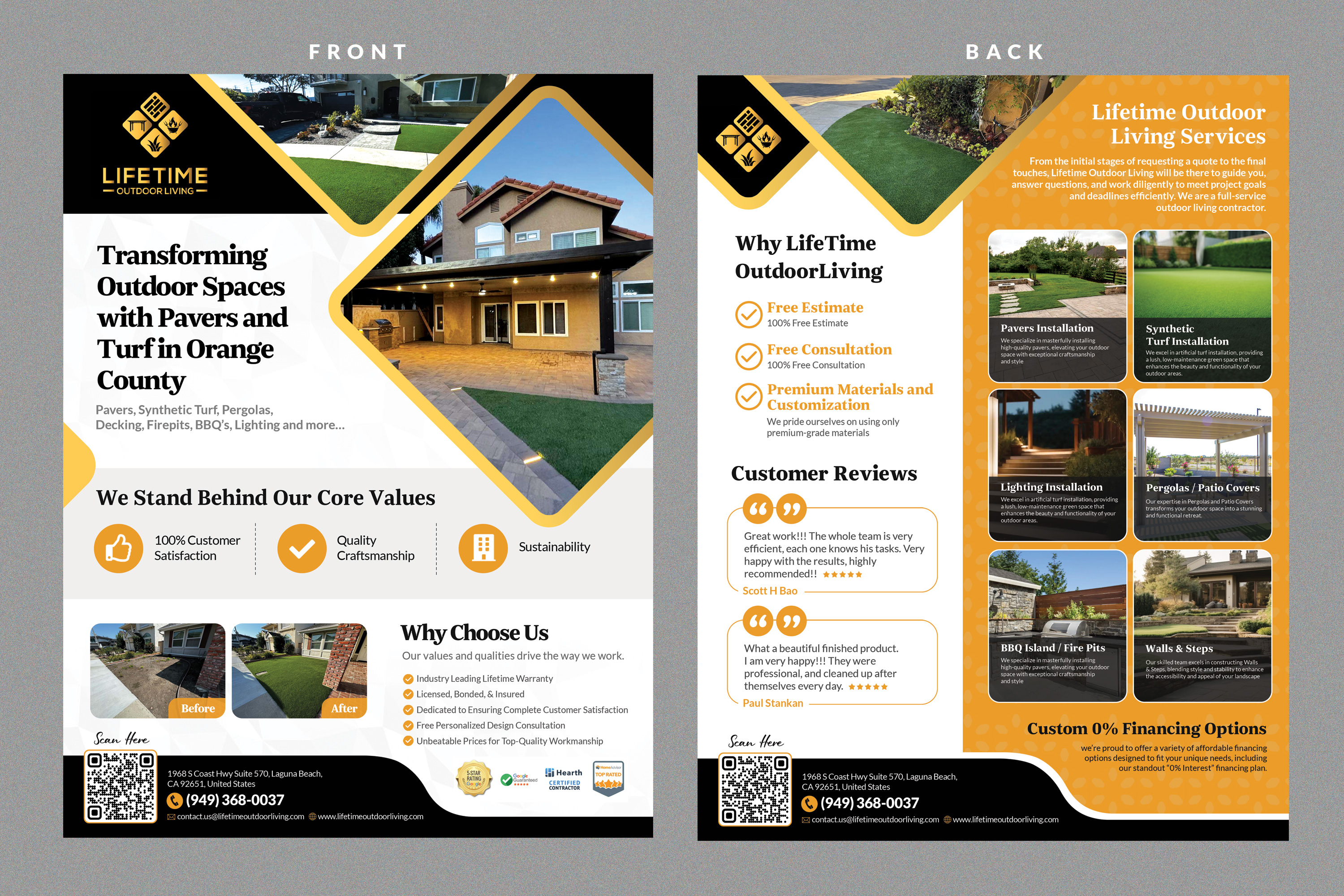 Flyer Design by Stan$oul for Lifetime Outdoor Living | Design #35236118