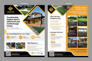 Design de Flyer par Stan$oul pour Lifetime Outdoor Living | Design : #35236118