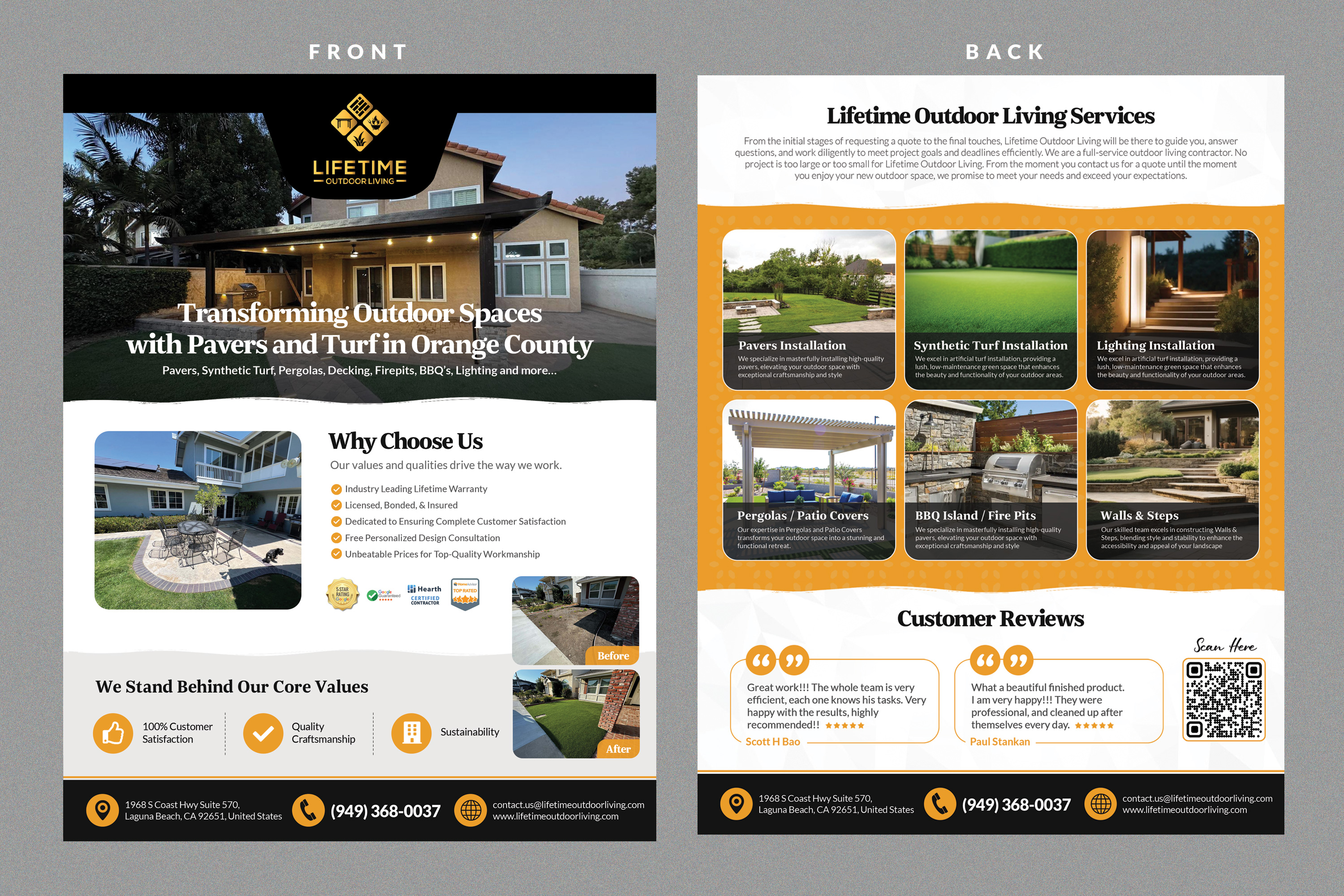 Flyer Design by Stan$oul for Lifetime Outdoor Living | Design #35236161