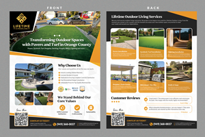 Design de Flyer par Stan$oul pour Lifetime Outdoor Living | Design : #35236382