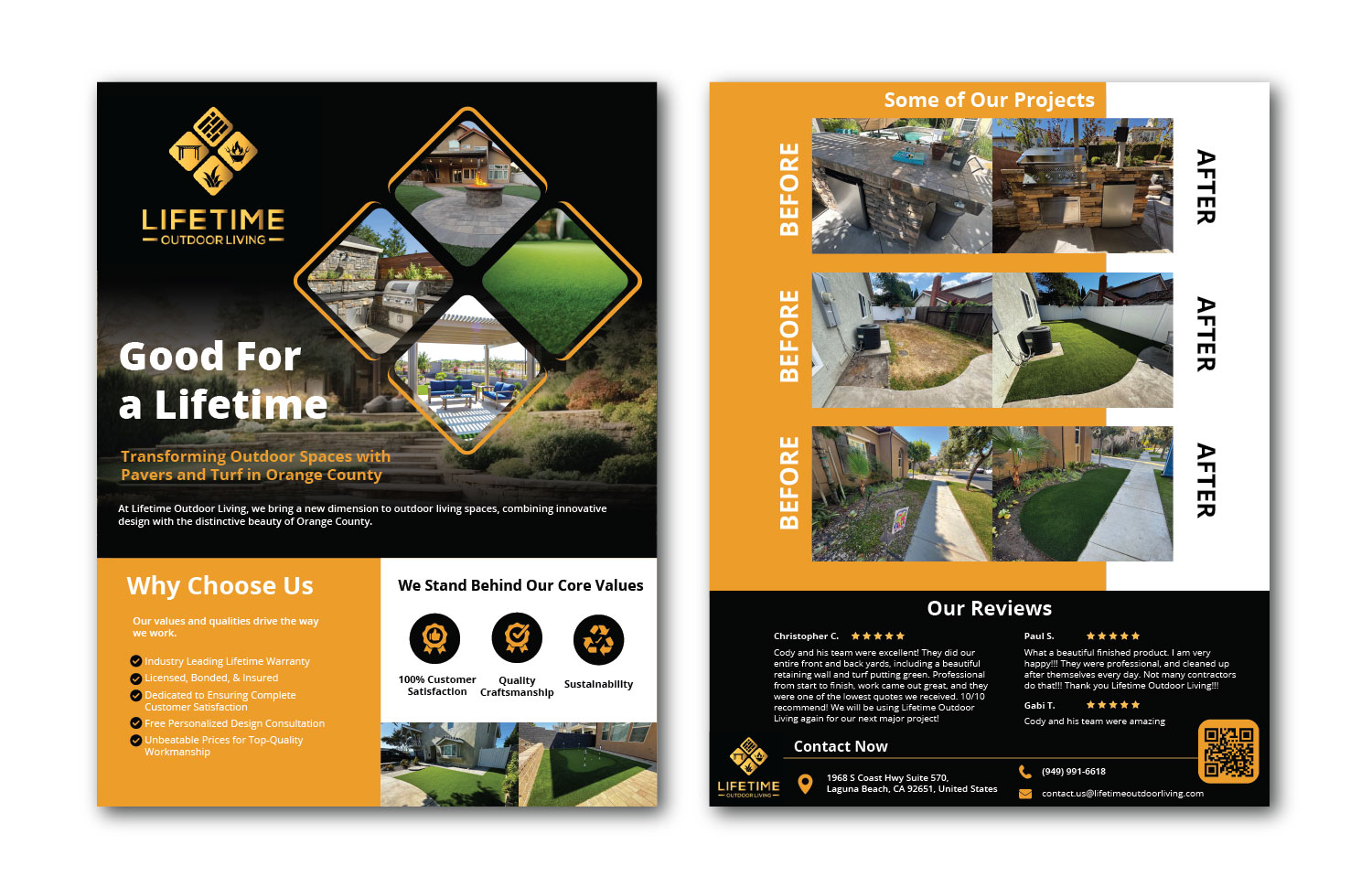 Diseño de Flyer por srhzaidi para Lifetime Outdoor Living | Diseño #35270784