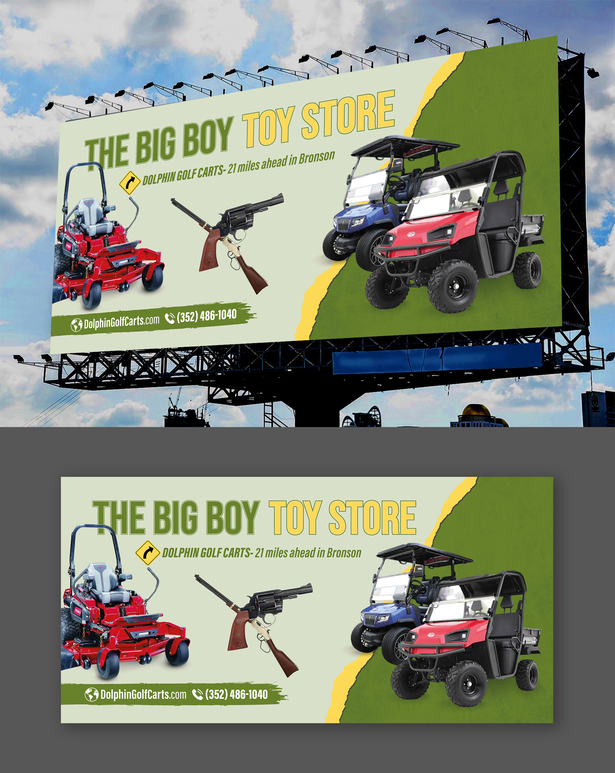 Billboard Design by Adi GFX for Dolphin Outdoor Power Equipment, Inc | Design #35244346