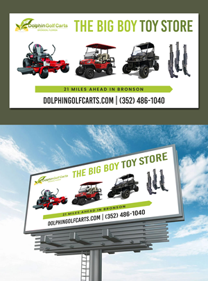 Billboard Design by saurov for Dolphin Outdoor Power Equipment, Inc | Design: #35242177