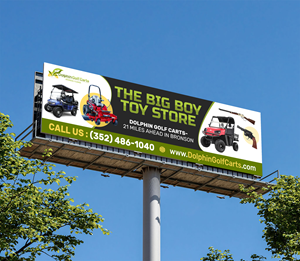 Billboard Design by ARTOGRAPHY for Dolphin Outdoor Power Equipment, Inc | Design: #35244455