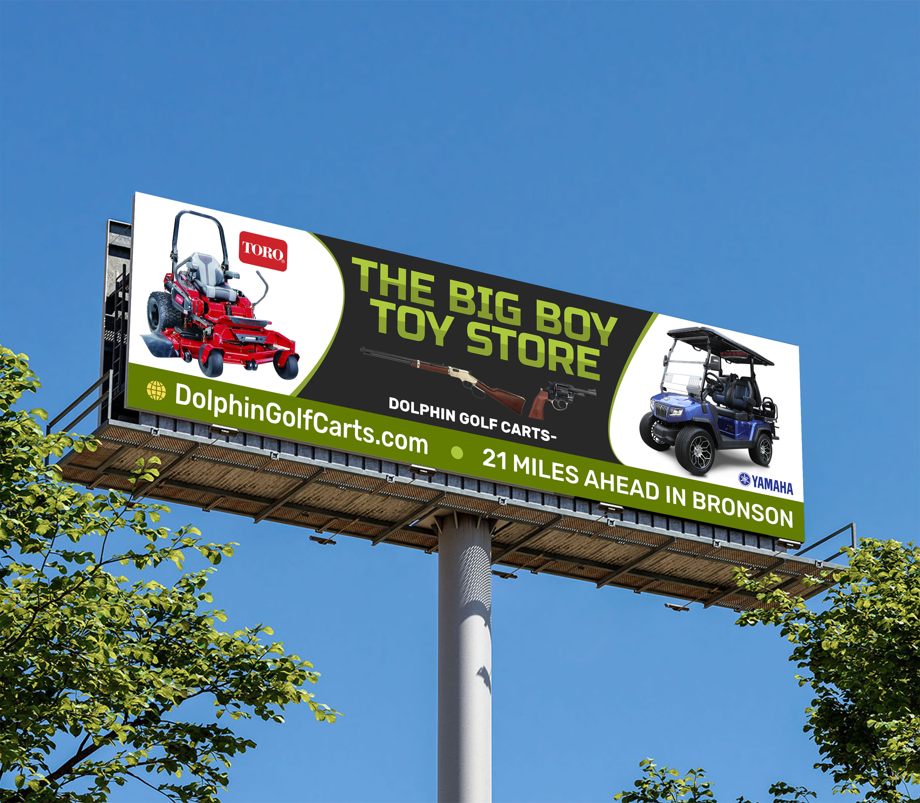 Design de Panneau par ARTOGRAPHY pour Dolphin Outdoor Power Equipment, Inc | Design #35250422