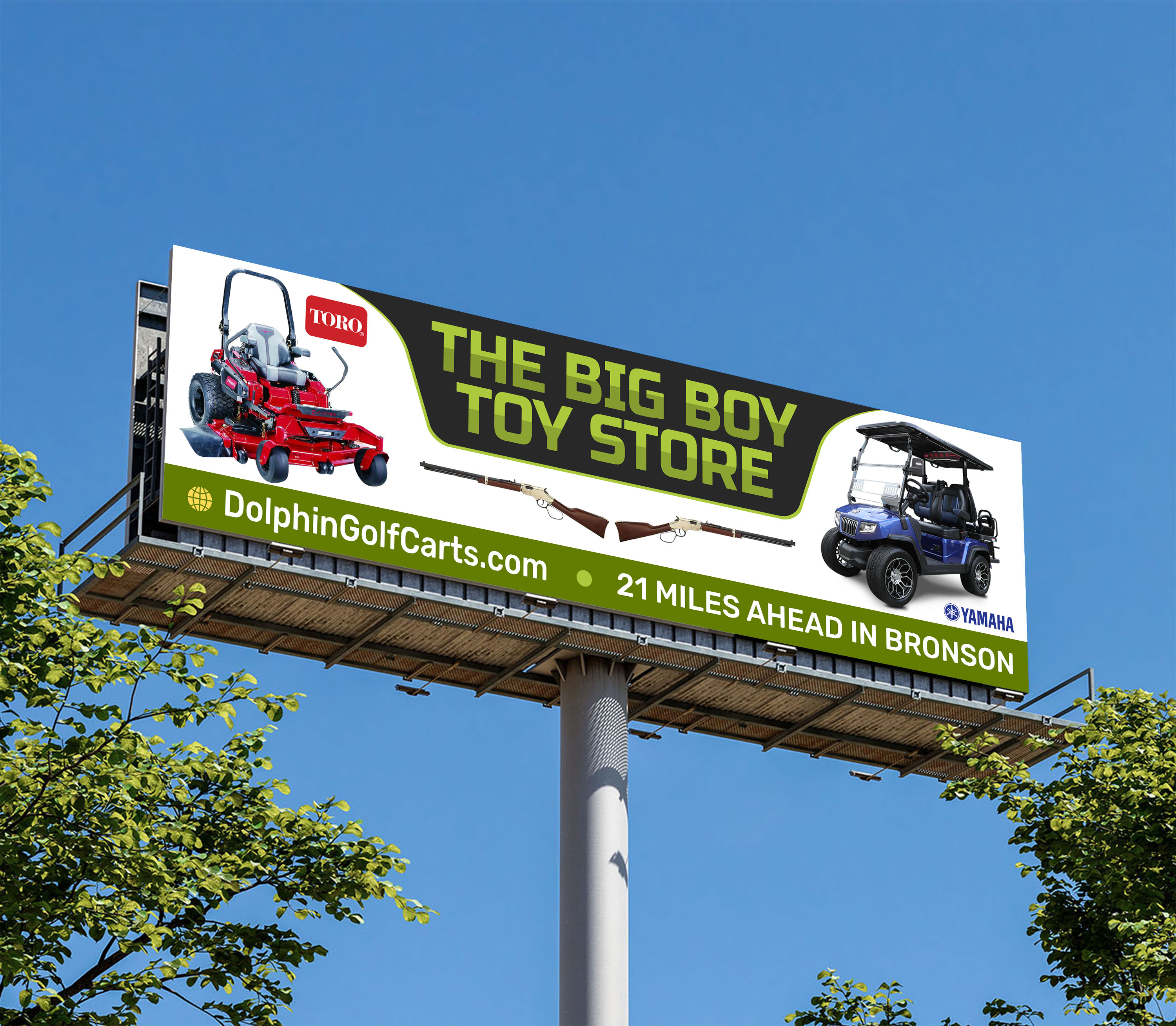 Design de Panneau par ARTOGRAPHY pour Dolphin Outdoor Power Equipment, Inc | Design #35250497