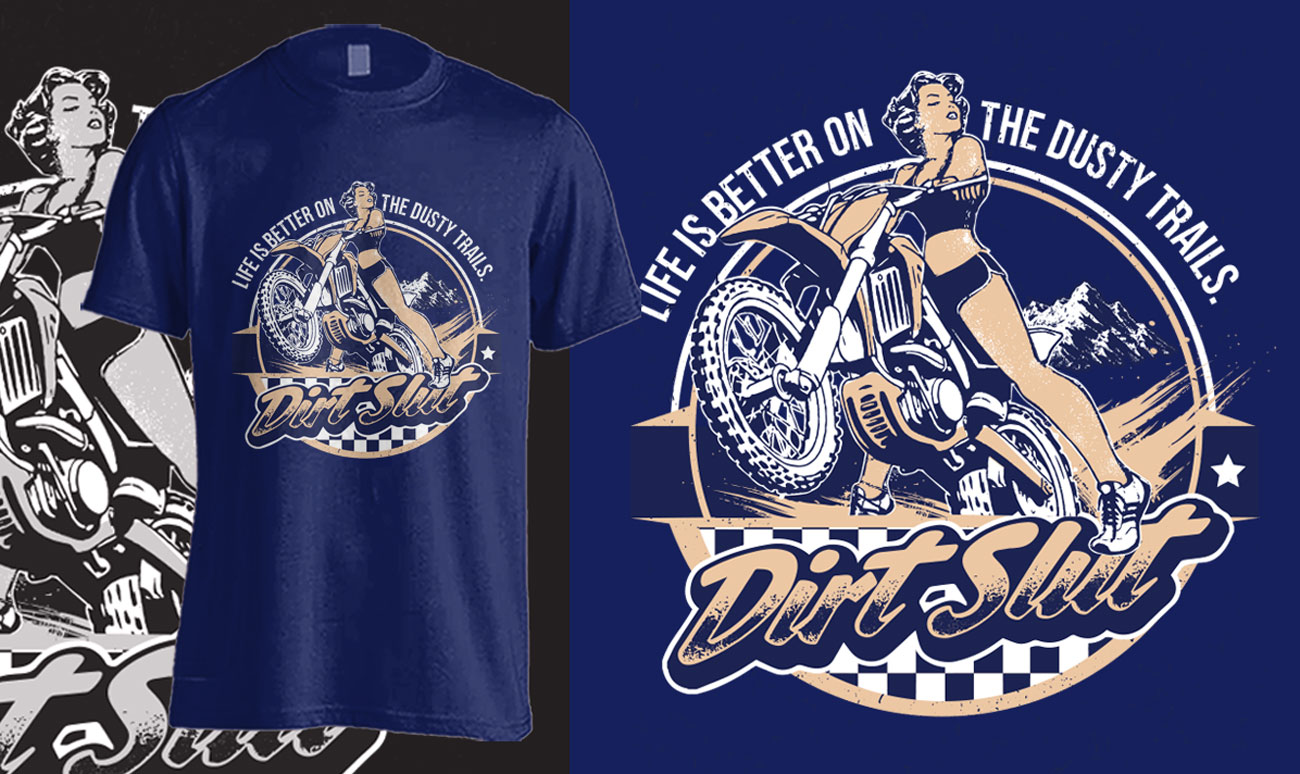 T-shirt Design by dhamlee for Dirt Slut LLC | Design #35254403
