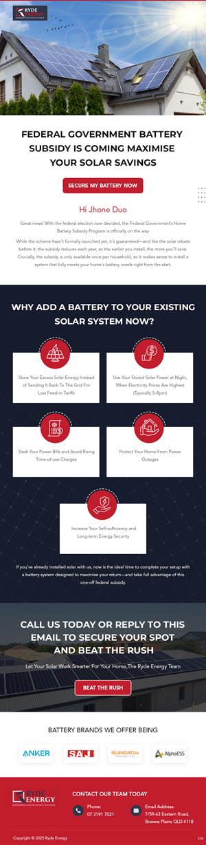 Email Marketing Design by pb for this project | Design: #35250121