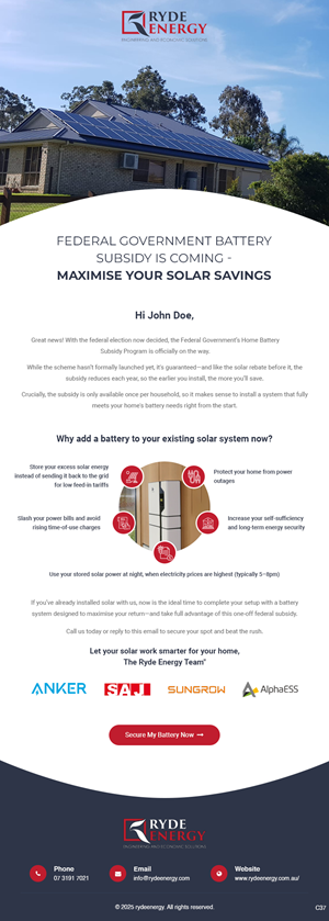Email Marketing Design by pb for this project | Design: #35250130