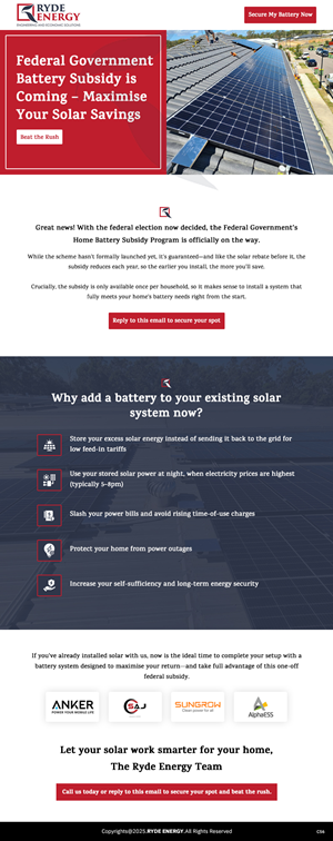 Email Marketing Design by pb for this project | Design: #35258836