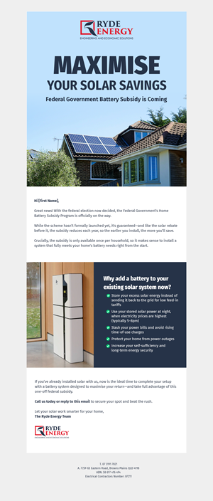 Email Marketing Design by karina Bertarione for this project | Design #35247961