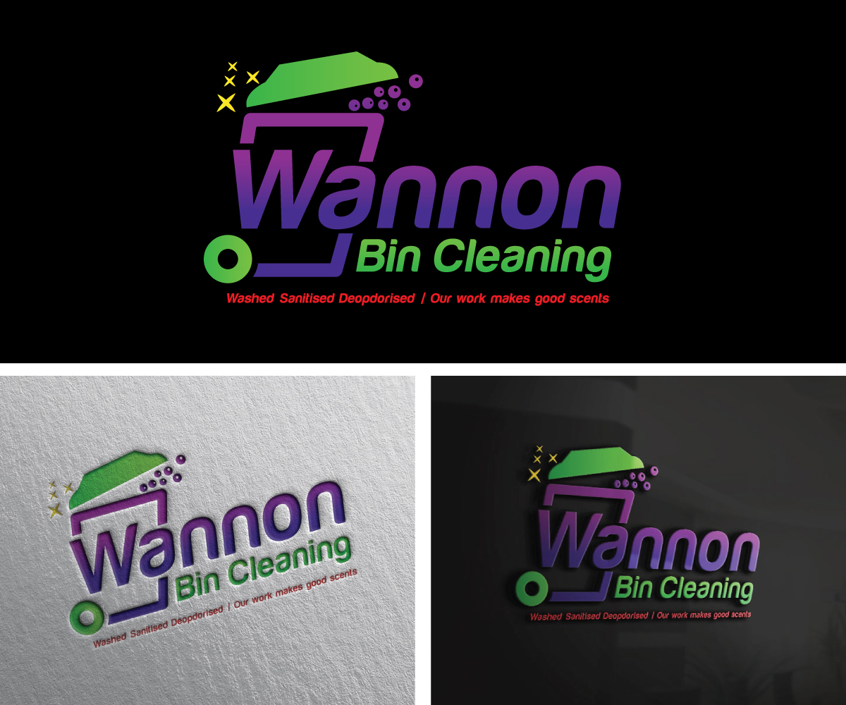 Logo-Design von Adi Graphics für Wannon Bin Cleaning  | Design #35250478