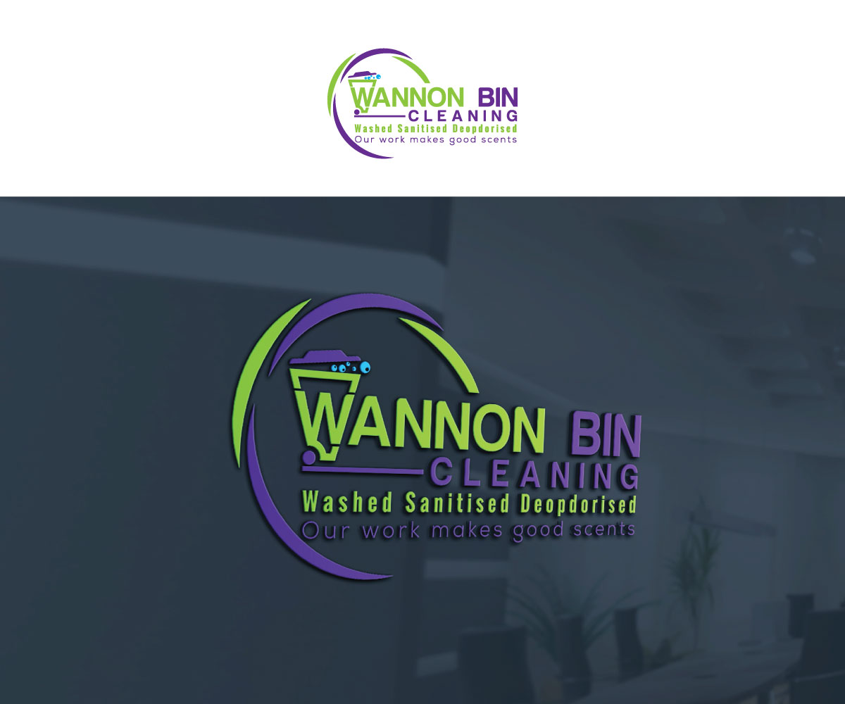 Logo-Design von Luckey yaari für Wannon Bin Cleaning  | Design #35253196