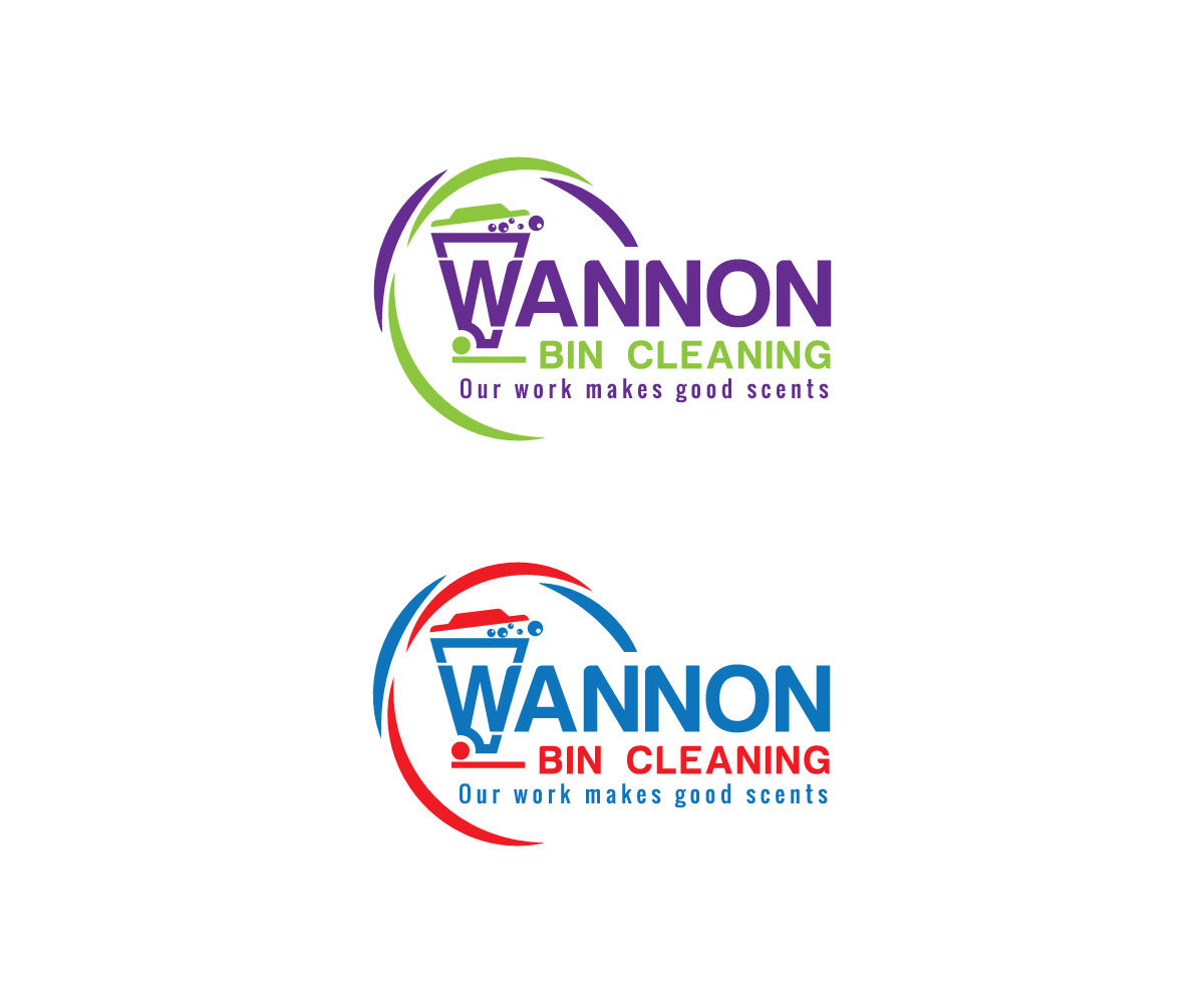 Logo-Design von Luckey yaari für Wannon Bin Cleaning  | Design #35254485