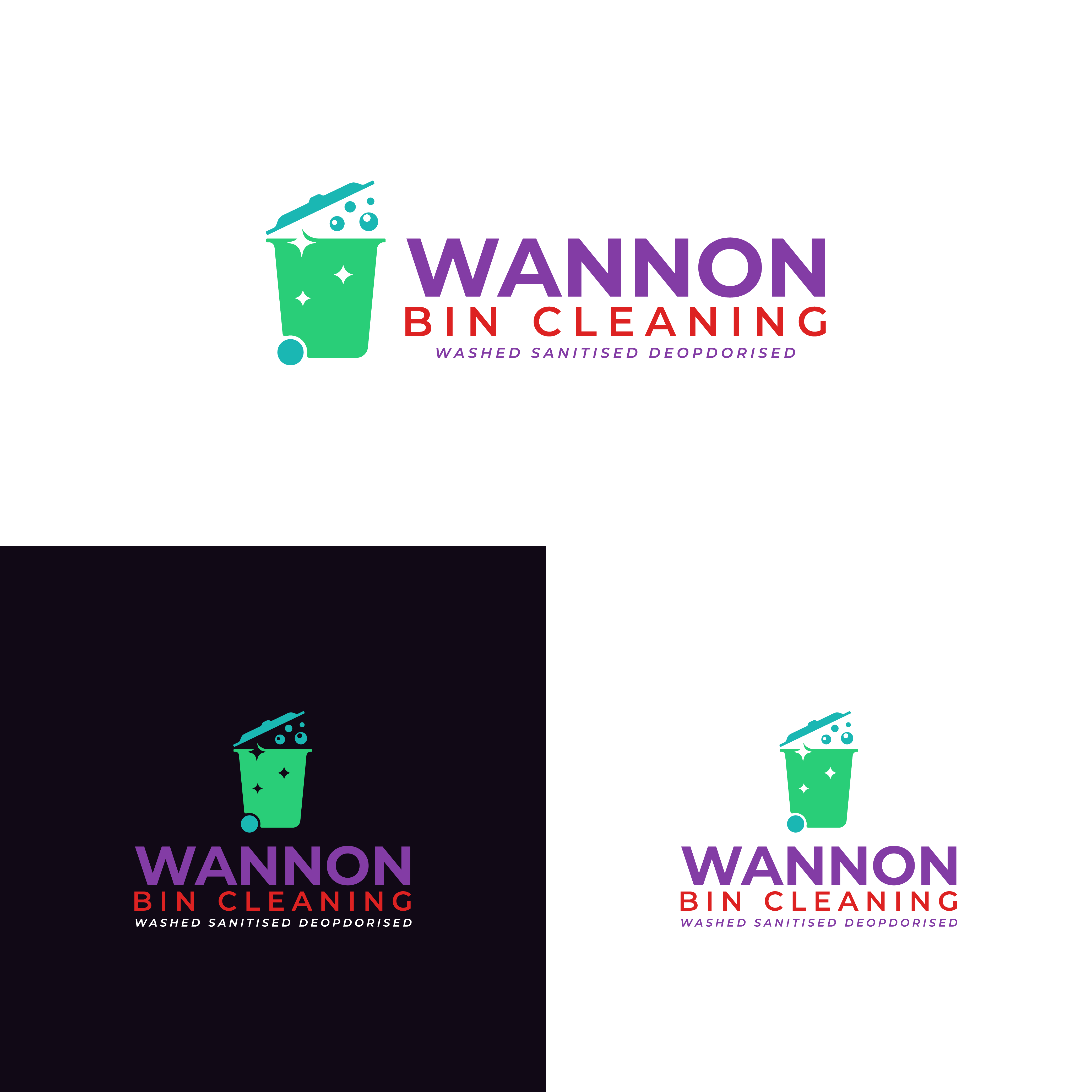 Diseño de Logo por Choiresia.id para Wannon Bin Cleaning  | Diseño #35240571