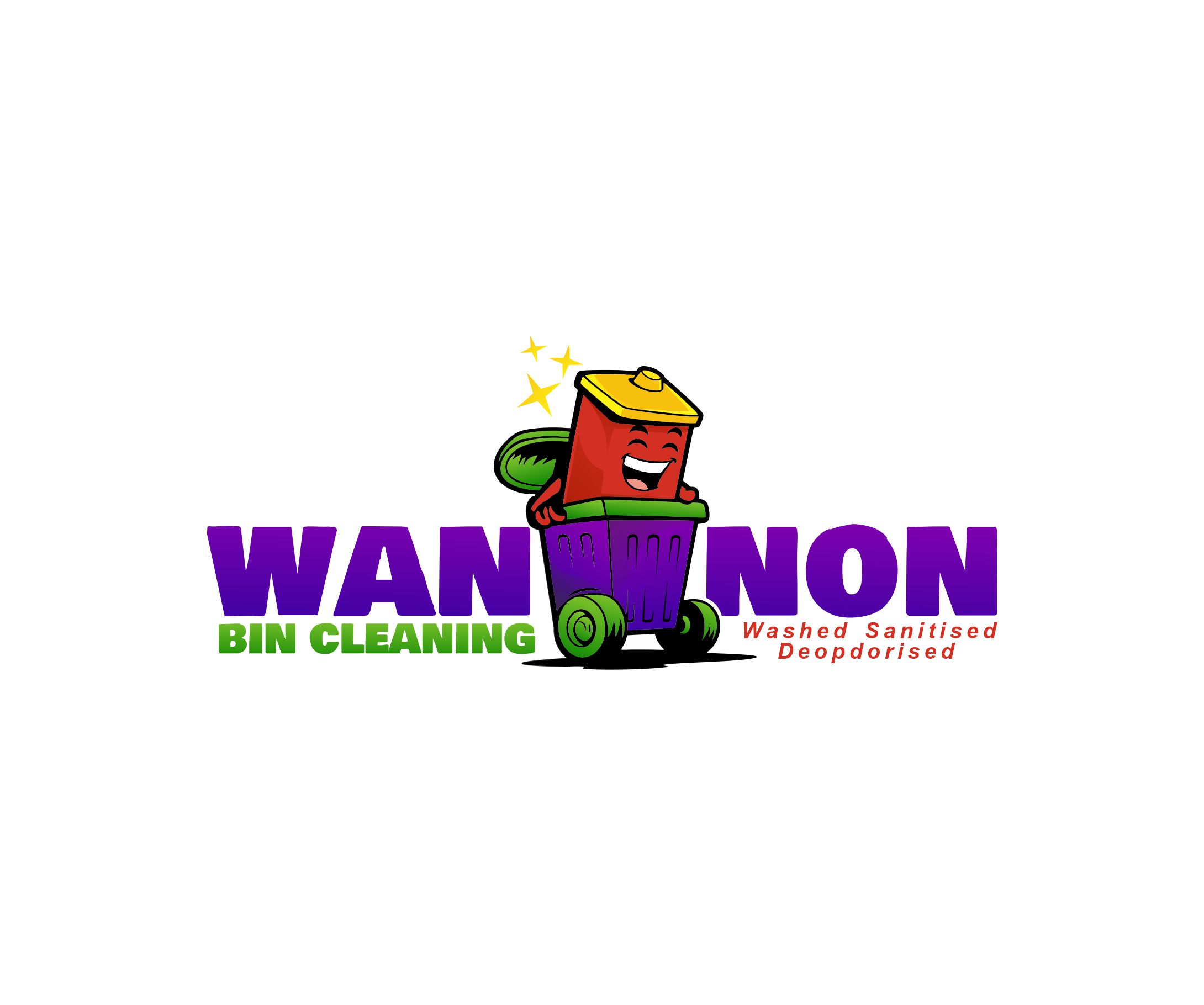 Logo-Design von alkaline für Wannon Bin Cleaning  | Design #35242673