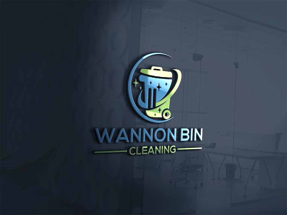 Logo Design by Tasnuba Tabassum for Wannon Bin Cleaning  | Design #35241613