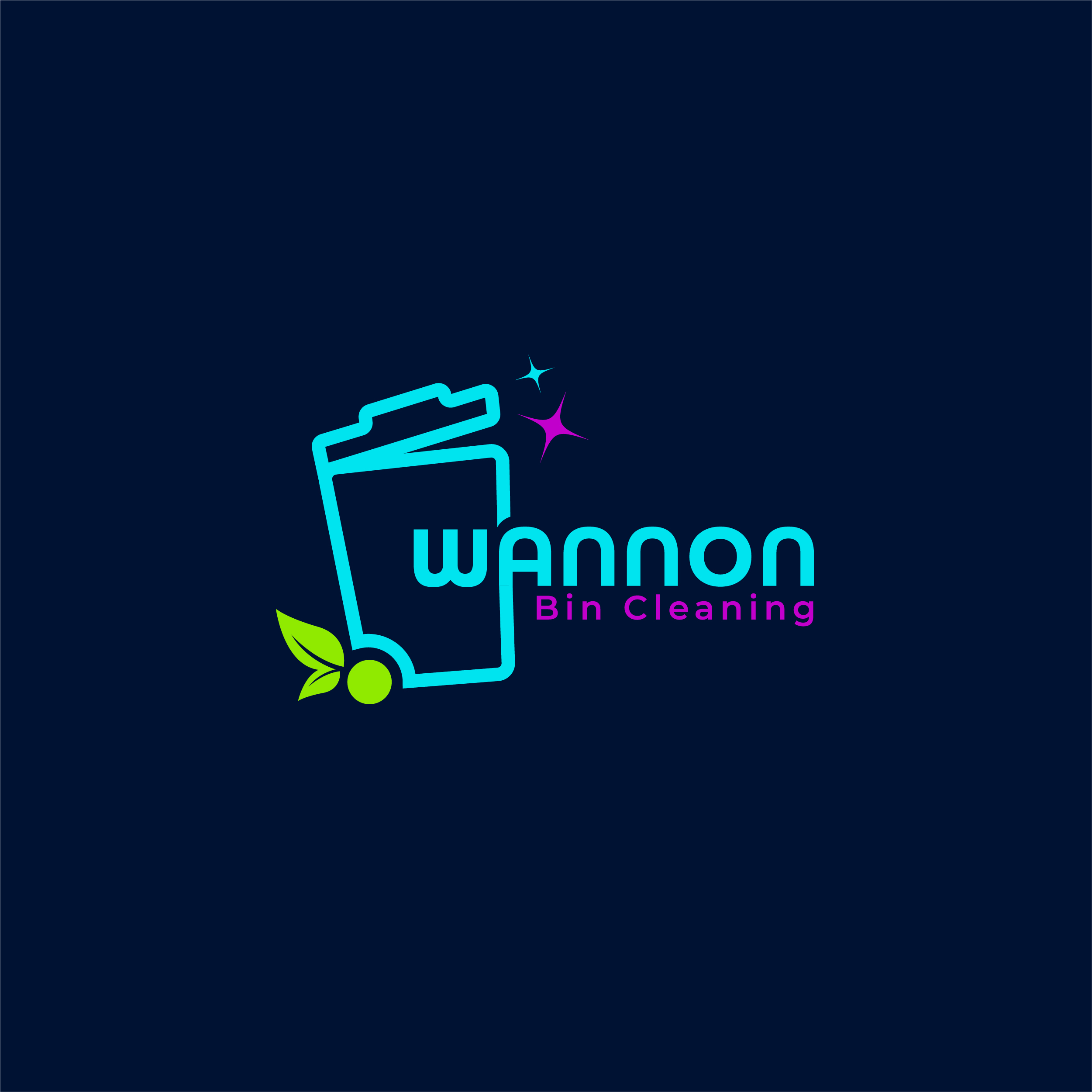Logo-Design von 99 Art.. für Wannon Bin Cleaning  | Design #35242239