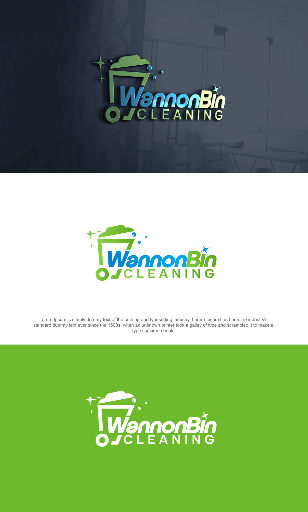 Logo-Design von DesignSNW für Wannon Bin Cleaning  | Design #35255936