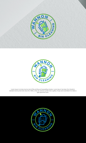 Logo-Design von DesignSNW für Wannon Bin Cleaning  | Design: #35255937