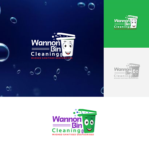 Diseño de Logo por YourLogoMaster para Wannon Bin Cleaning  | Diseño: #35250613