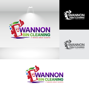 Diseño de Logo por YourLogoMaster para Wannon Bin Cleaning  | Diseño: #35255659