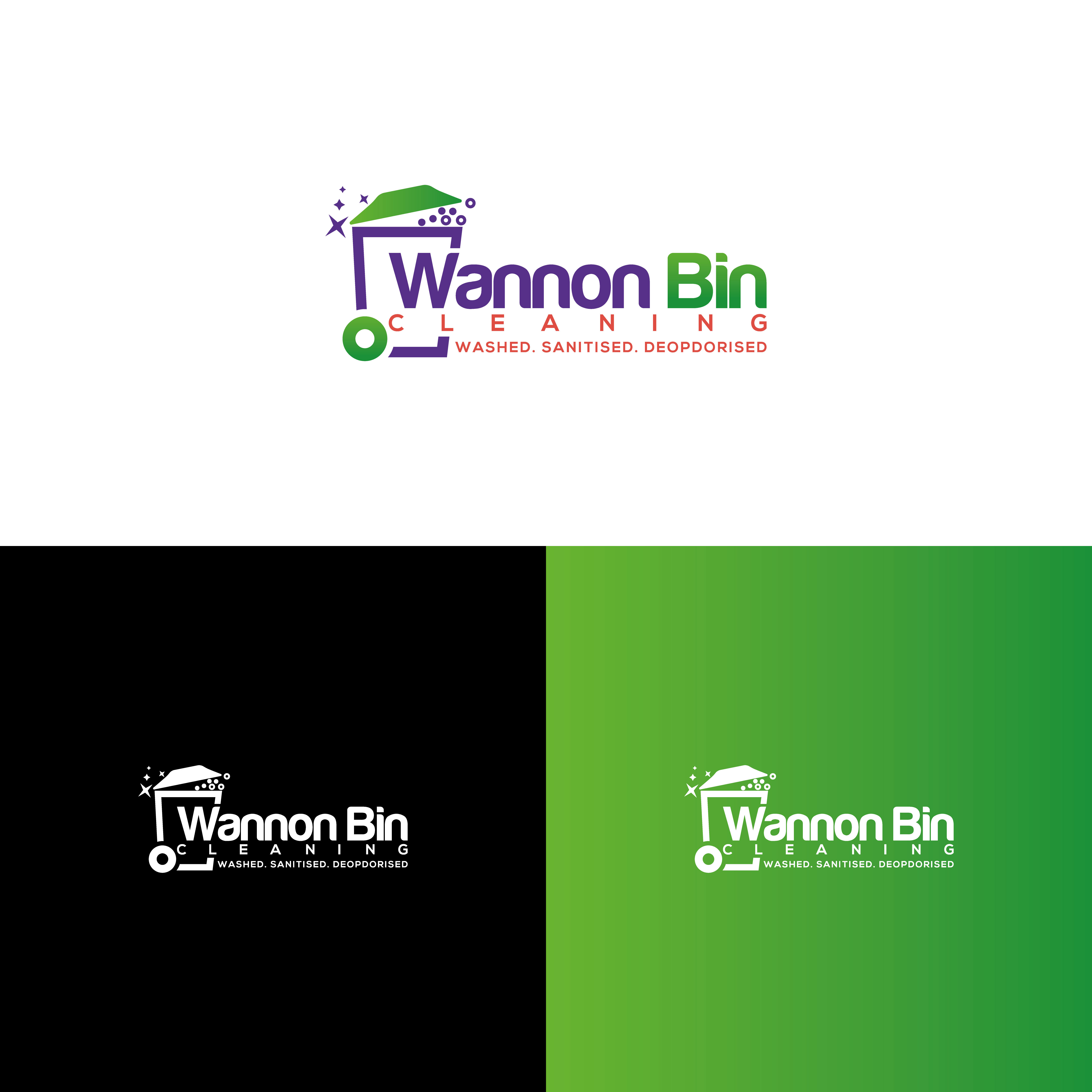 Logo-Design von Jalal01 für Wannon Bin Cleaning  | Design #35240789